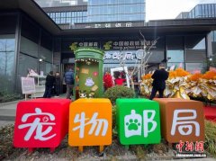 上海首家宠物邮局开业传递城市温度